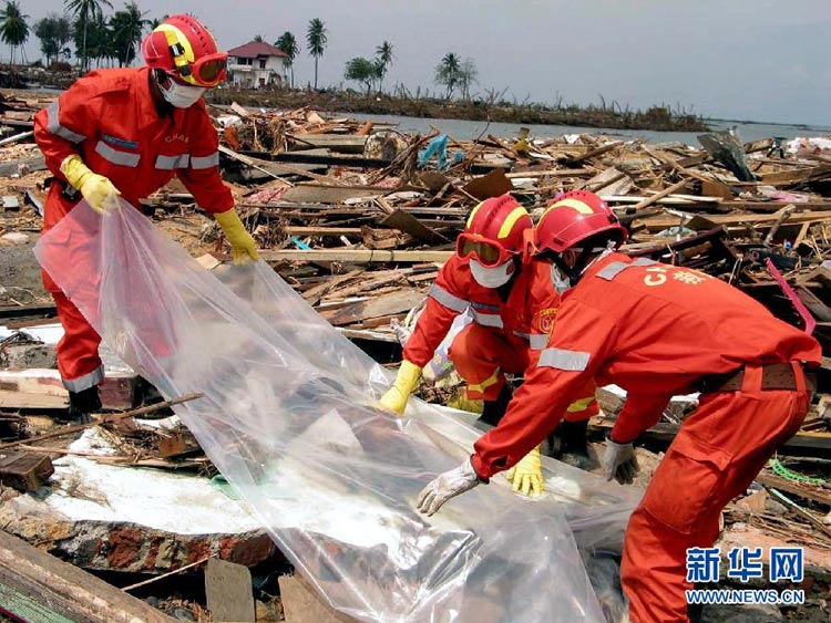 這是2005年1月3日,中國(guó)國(guó)際救援隊(duì)在印度洋海嘯重災(zāi)區(qū)印度尼西亞班達(dá)亞齊沿海地區(qū)開展災(zāi)后遺體清理工作。中國(guó)國(guó)際救援隊(duì)于2004年12月30日趕赴印度尼西亞,并從2005年1月1日起在班達(dá)亞齊為當(dāng)?shù)貫?zāi)民開展救助工作。近5年來,中國(guó)對(duì)外提供了近200次人道主義救災(zāi)援助。
黨的十六大以來的10年,中國(guó)再一次向世界表明,中國(guó)的發(fā)展是和平的發(fā)展,中國(guó)對(duì)經(jīng)濟(jì)全球化條件下自身發(fā)展的認(rèn)識(shí)更加豐富,中國(guó)積極維護(hù)世界和平,中國(guó)日益成為解決國(guó)際地區(qū)熱點(diǎn)問題的建設(shè)性參與者,成為拉動(dòng)世界經(jīng)濟(jì)增長(zhǎng)的重要貢獻(xiàn)者。繼往開來的10年顯示了中國(guó)堅(jiān)定走和平發(fā)展道路取得的輝煌成就。
“面向未來,中國(guó)將堅(jiān)定不移做和平發(fā)展的實(shí)踐者、共同發(fā)展的推動(dòng)者、多邊貿(mào)易體制的維護(hù)者、全球經(jīng)濟(jì)治理的參與者!敝袊(guó)向世界表明,一個(gè)改革開放的中國(guó),一個(gè)繁榮發(fā)展的中國(guó),一個(gè)和諧穩(wěn)定的中國(guó),必將為世界做出新的更大貢獻(xiàn)。新華社發(fā)(翟偉攝)