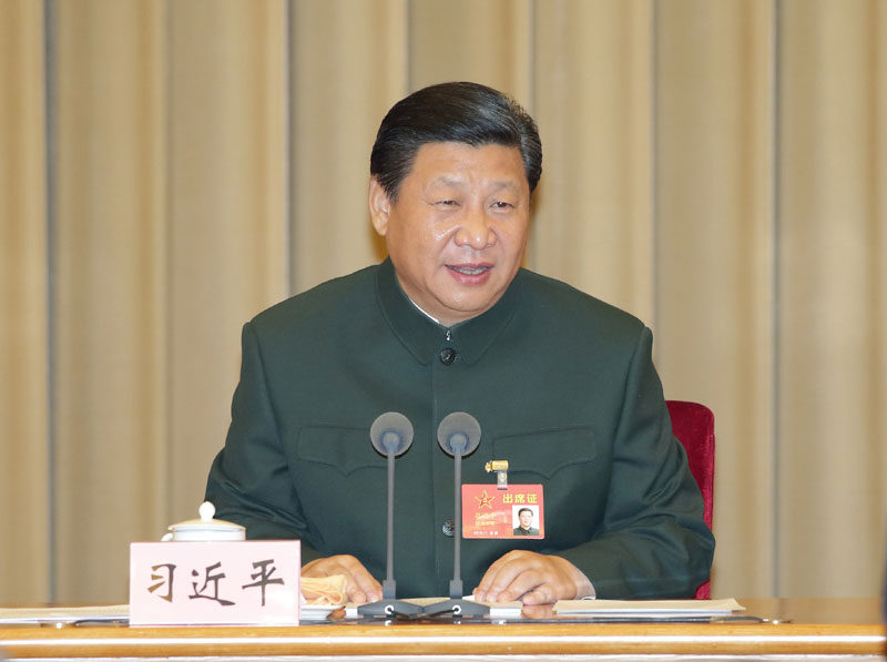 中央軍委改革工作會(huì)議11月24日至26日在京舉行。中共中央總書記、國(guó)家主席、中央軍委主席、中央軍委深化國(guó)防和軍隊(duì)改革領(lǐng)導(dǎo)小組組長(zhǎng)習(xí)近平出席會(huì)議並發(fā)表重要講話。新華社記者 李剛 攝