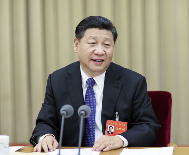 12月20日至21日，中央城市工作會(huì)議在北京舉行。中共中央總書記、國家主席、中央軍委主席習(xí)近平發(fā)表重要講話。新華社記者 蘭紅光 攝