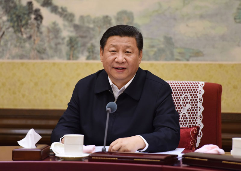 12月28日至29日，中共中央政治局召開專題民主生活會(huì)，對照檢查踐行“三嚴(yán)三實(shí)”情況，討論研究加強(qiáng)黨風(fēng)廉政建設(shè)措施。中共中央總書記習(xí)近平主持會(huì)議並發(fā)表重要講話。新華社記者 李學(xué)仁 攝