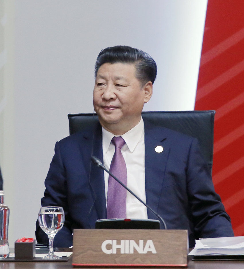 11月20日，亞太經合組織第二十四次領導人非正式會議在秘魯利馬舉行。國家主席習近平出席並發(fā)表題為《面向未來開拓進取促進亞太發(fā)展繁榮》的重要講話。 新華社記者 鞠鵬 攝