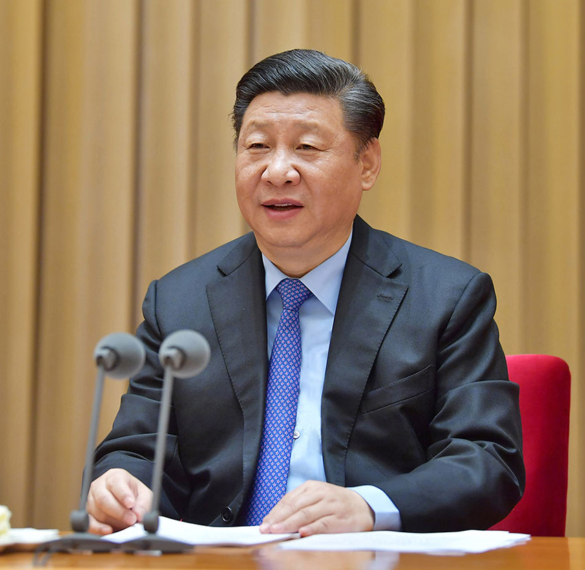 4月20日至21日，全國網(wǎng)絡安全和信息化工作會議在北京召開。中共中央總書記、國家主席、中央軍委主席、中央網(wǎng)絡安全和信息化委員會主任習近平出席會議並發(fā)表重要講話。新華社記者 李濤 攝