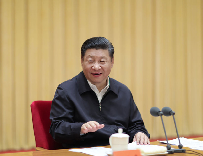 2018年6月22日至23日，中央外事工作會議在北京召開。中共中央總書記、國家主席、中央軍委主席習(xí)近平在會上發(fā)表重要講話。 新華社記者 鞠鵬 攝