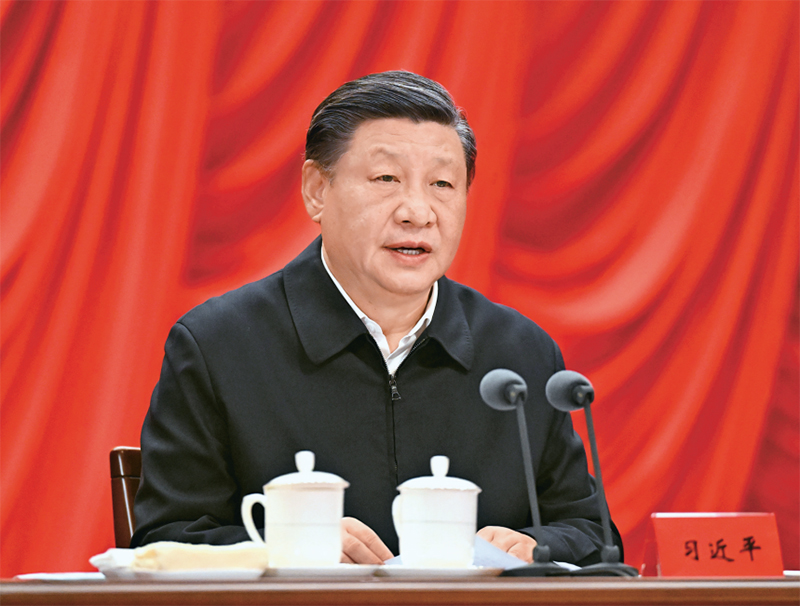 2023年2月7日，新進(jìn)中央委員會(huì)的委員、候補(bǔ)委員和省部級(jí)主要領(lǐng)導(dǎo)干部學(xué)習(xí)貫徹習(xí)近平新時(shí)代中國(guó)特色社會(huì)主義思想和黨的二十大精神研討班在中央黨校（國(guó)家行政學(xué)院）開(kāi)班。中共中央總書(shū)記、國(guó)家主席、中央軍委主席習(xí)近平在開(kāi)班式上發(fā)表重要講話(huà)。 新華社記者 李學(xué)仁/攝