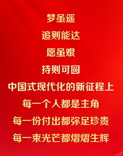 中國(guó)式現(xiàn)代化的新征程上，每一個(gè)人都是主角