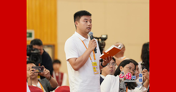 廣東廣播電視臺粵TV記者提問