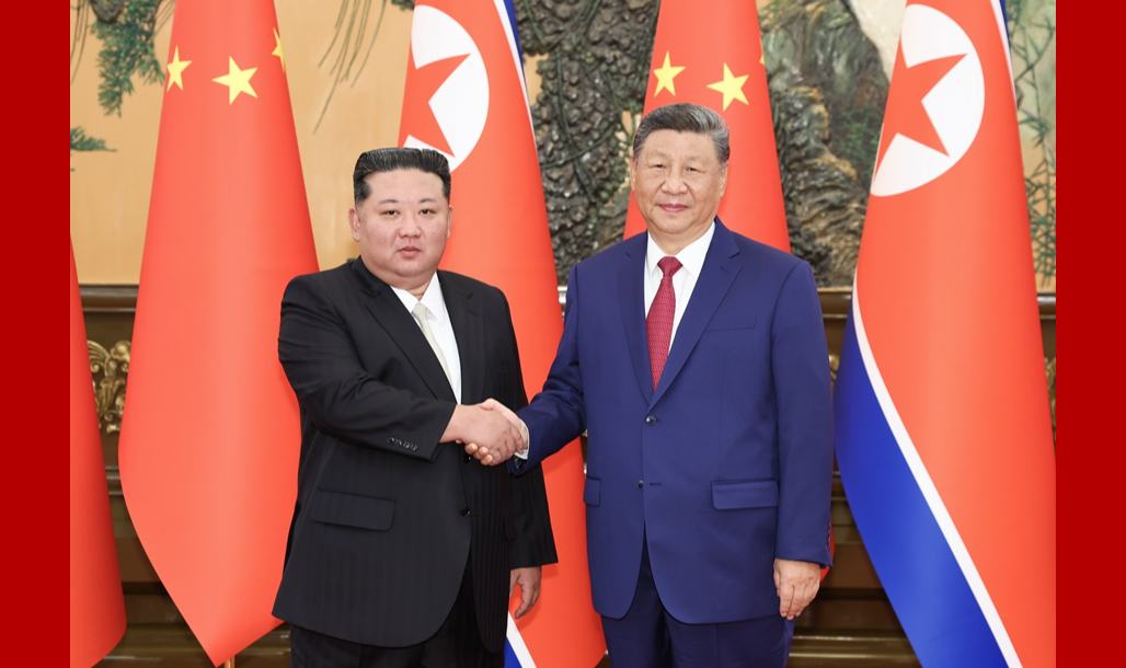 習(xí)近平同朝鮮勞動黨總書記、國務(wù)委員長金正恩舉行會談