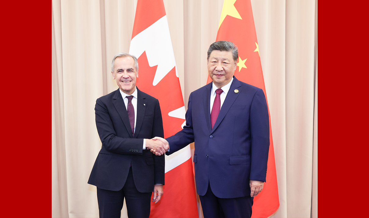 習近平會見加拿大總理卡尼