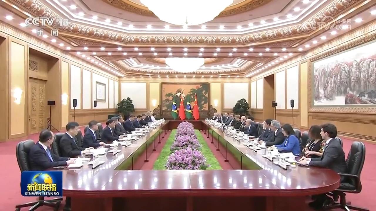 習(xí)近平同巴西總統(tǒng)會談