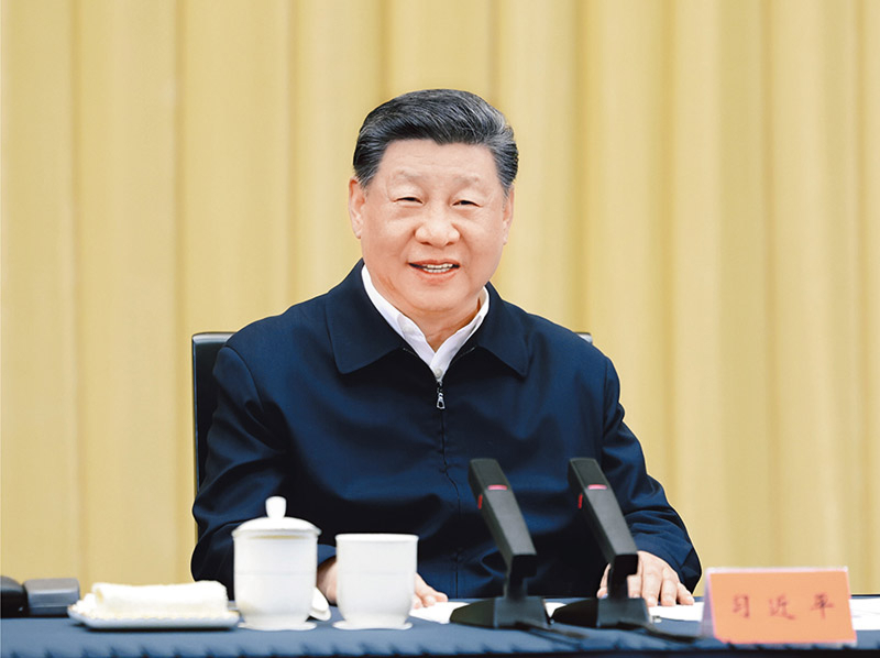 2025年4月30日上午，中共中央總書記、國家主席、中央軍委主席習(xí)近平在上海主持召開部分省區(qū)市“十五五”時(shí)期經(jīng)濟(jì)社會(huì)發(fā)展座談會(huì)并發(fā)表重要講話。 新華社記者 王曄/攝